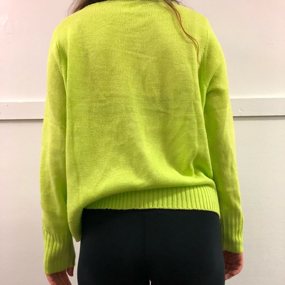 Green/yellow sweater from H&M - Picture 3 of 4